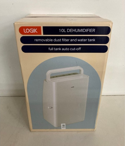 Logik 10l dehumidifier - dehumidifier, white