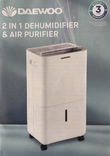 Daewoo 12l dehumidifier air - daewoo,