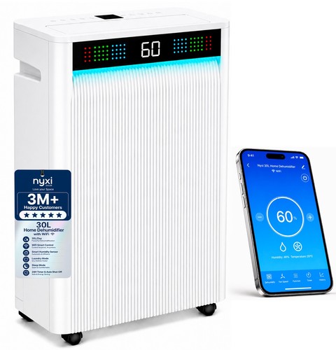 Nyxi 30l dehumidifier - dehumidifier, with